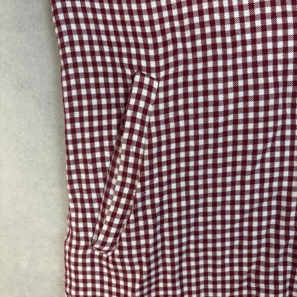 Madewell Filmscore Gingham Dress Women's M Red White Checkered Pockets Mini‎ - Picture 4 of 10